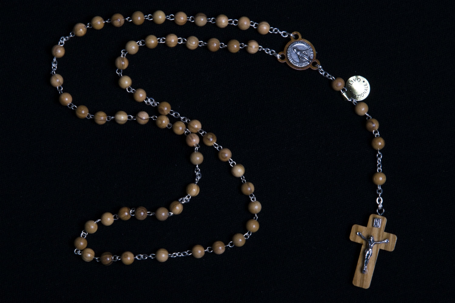 Arrel Ancona rosario legno ulivo